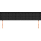  Uzglavlja crna 180x5x78/88 cm od umjetne kože | Eponuda.ba