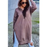 Kesi Insulated sweatshirt with mocha slits on the sides | shoptok.hr