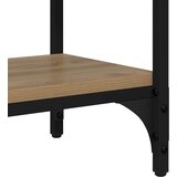  Konzolna stolica s ladicama Umjetnički hrast 100 x 39 x 78,5 cm | shoptok.hr