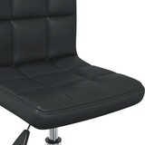  Vrtljiv pisarniški stol črno umetno usnje, (21152324) | Shoptok.si