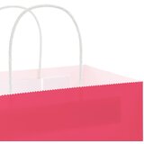  Papirnate vrećice 50 kom s ručkama ružičaste 21x11x36 cm | shoptok.hr