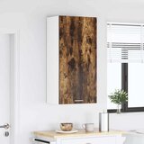 Viseći ormarić Dimljeni hrast i bijela 50 x 31 x 100 cm | shoptok.hr