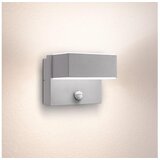 Eglo Azzinano vanjska zidna/2, led, 2x5,6w, sa senzorom, čelik/srebrna | shoptok.hr