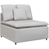  Modularni kauč s jastucima, sivo-bijeli 100 cm | shoptok.hr