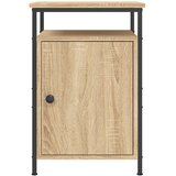  Noćni ormarić boja hrasta 40 x 42 x 60 cm od konstruiranog drva Smeđa | shoptok.hr