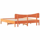  Okvir kreveta bez madraca voštano smeđi 200x200 cm od borovine | shoptok.hr
