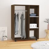 vidaXL garderobna omara rjav hrast 80x40x110 cm konstruiran les | Shoptok.si