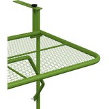Balkonski stol zeleni 60 x 40 cm čelični | shoptok.hr