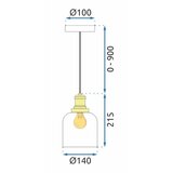 Toolight Lampa Viseća APP1173 White | shoptok.hr