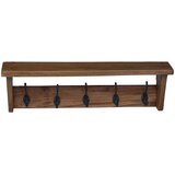  Vješalica Smeđa 50 x 10 x 14 cm Čvrsto mahagonijsko drvo | shoptok.hr