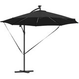  Suncobran 294 x 294 x 248 cm Poliester i aluminij Crna | shoptok.hr