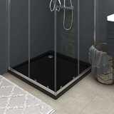 vidaXL Četvrtasta tuš-kada ABS crna 80 x 80 cm Cijene