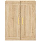 vidaXL Visoka komoda sonoma hrast 69,5x34x180 cm inženirski les | Shoptok.si