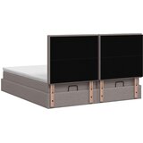  Krevet od pjene s madracem i LED-om Sivosmeđa 180 x 200 cm | shoptok.hr