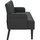  Klupa s naslonom crna 112x65,5x75 cm umjetna koža | shoptok.hr