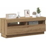TV ormarić s LED svjetlima umjetnički hrast 100x35x40 cm | shoptok.hr