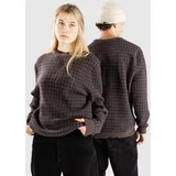 Check Pullover navy