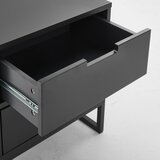 MID.YOU NOČNA OMARICA, antracit, črna | Shoptok.si