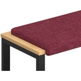  Jastučić za klupu Tkanina Vinska crvena Dubina 35 cm | shoptok.hr