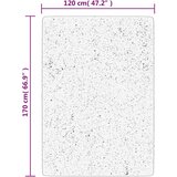  Preproga HUARTE s kratkimi vlakni pralna antracit 120x170 cm | Shoptok.si