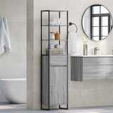  Kupaonski ormar Siva Sonoma 40 x 30 x 180 cm Konstruirano drvo | shoptok.hr
