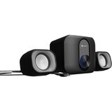 Natec PUG računalniški zvočniki, 2.1 STEREO, 11W RMS, Plug & Play, USB-A, 3.5mm minijack, nadzor glasnosti, LED osvetlitev, črni, (21556541) Cene