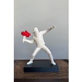 Aberto Design Dekorativna figura Banksy, Bela | Eponuda.com