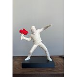 Aberto Design Dekorativna figura Banksy, bijela | Eponuda.ba