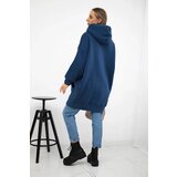 Kesi Insulated sweatshirt with embroidered inscription oversize jeans | Shoptok.si