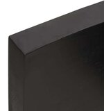 Stolna ploča tamnosiva 200x60x6 cm obrađena masivna hrastovina | shoptok.hr
