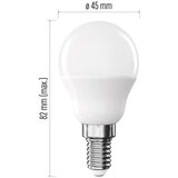  LED žarnica Basic MINI GLOBE E14 / 8,8 W (60 W) / 806 lm / Toplo bel | Shoptok.si