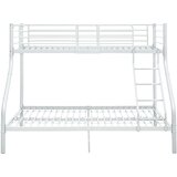  Okvir za krevet na kat bijeli metalni 140 x 200 / 90 x 200 cm | shoptok.hr