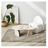 Hanah home Club sto Metal, 105x35x65 cm, Krem | Eponuda.ba