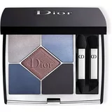 Dior Diorshow 5 Couleurs Couture Velvet Limited Edition paleta sjenila za oči nijansa 189 Blue Velvet 7 g
