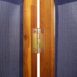 vidaXL Sobna pregrada s 4 panela tamnoplava 280x180 cm | shoptok.hr