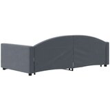  Izvlečna dnevna postelja temno siva 100x200 cm žamet, (20937325) | Shoptok.si