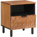  Noćni ormar s ladicama Smeđa 40 x 33 x 46 cm Čvrsto drvo manga | Eponuda.com