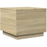 Ormarić za uzglavlje LED boja hrasta sonome 50x50x40 cm | Eponuda.com