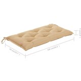  Jastuci za vrtnu klupu 2 kom bež 100x50x7 cm tkanine Oxford | shoptok.hr