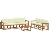  Set vanjskih sofa 8 kom. Prirodna i krem | shoptok.hr