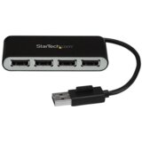 StarTech.com ST4200MINI2 sučelje čvorišta USB 2.0 480 Mbit/s Crno, Srebro | Shoptok.si