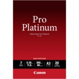 Canon PT-101 A 3, 20 sheet Photo Paper Pro Platinum 300 g u