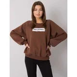 ex moda Sweatshirt-EM-BL-652.13P-dark brown