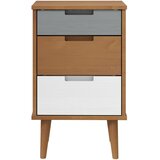  Noćni ormarić MOLDE smeđi 40 x 35 x 65 cm od masivne borovine | Eponuda.com