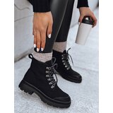 DStreet Botki damskie MOSS czarne | shoptok.hr