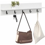  Vješalica za kapute na zidu Zidne Bijelo 80 x 10,5 x 18 cm | Eponuda.com