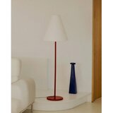 Kave Home Stoječa svetilka v barvi terakote s tekstilnim senčilom (višina 153 cm) Navat – | Shoptok.si