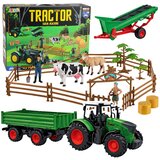  Poljoprivredni set Traktor s prikolicom Životinje Poljoprivrednici Farma 45 dijelova. | shoptok.hr