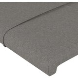  Uzglavlje tamnosivo 80 x 5 x 78/88 cm od tkanine | shoptok.hr