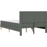  Okvir kreveta s madracem Tamno siva 140 x 190 cm tkanina | shoptok.hr